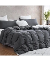 Coma Inducer Snorze Cloud Comforter Set Faded Black