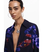 Desigual Women's Flowy floral shirt