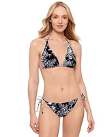 Salt Cove Juniors Reversible Triangle Bikini Top Side Tie Bottoms Exclusively At Macys