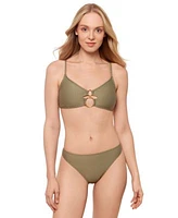 Salt Cove Juniors O Ring Bikini Top Hipster Bottoms Exclusively At Macys