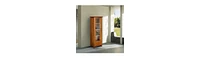 Slickblue Linen Tower Glass Door Bathroom Storage Cabinet w/ Drawer