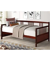 Slickblue Twin 2-in-1 Wood Daybed Frame and Sofa Bed for Versatile Living Spaces