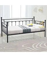 Slickblue Elegant Metal Daybed Frame for Bedroom or Living Room