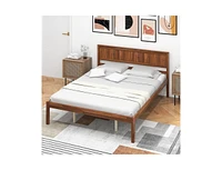 Slickblue Platform Bed Frame with Headboard - Modern