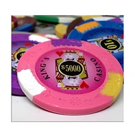 Slickblue King's Casino Poker Chips (25-Pack) – Professional-Grade Poker Chips