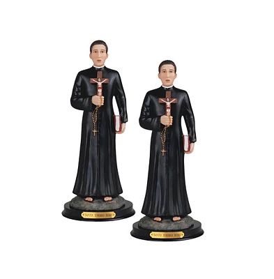 Fc Design "2-pc Gift Set" 12"H Saint Toribio Romo Statue Toribio Romo Gonzalez Holy Figurine Statue Ornament Home Room Office Decor and Perfect Gift I