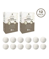 Pursonic 100% Pure New Zealand Wool Dryer Balls - 12 Pack