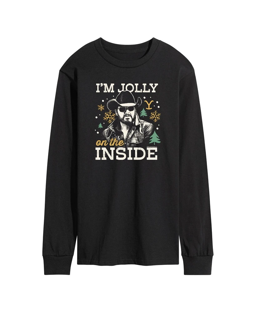 Airwaves Men's Yellowstone Jolly Inside Long Sleeve Fleece