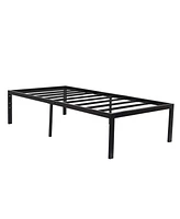 Slickblue Heavy Duty Metal Platform Bed Frame - 18-Inch High for Superior Support