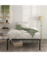 Slickblue High Metal Platform Bed Frame with Under-bed Storage Space