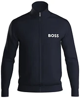 Hugo Boss Men's Ease Logo-Print Full-Zip Terry Jacket
