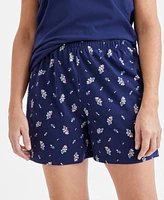 Charter Club Women's Floral Short-Sleeve Pajama Set, Exclusively at Macy's