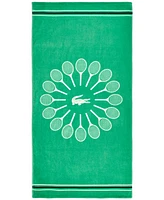 Lacoste Home Racquet Cotton Beach Towel