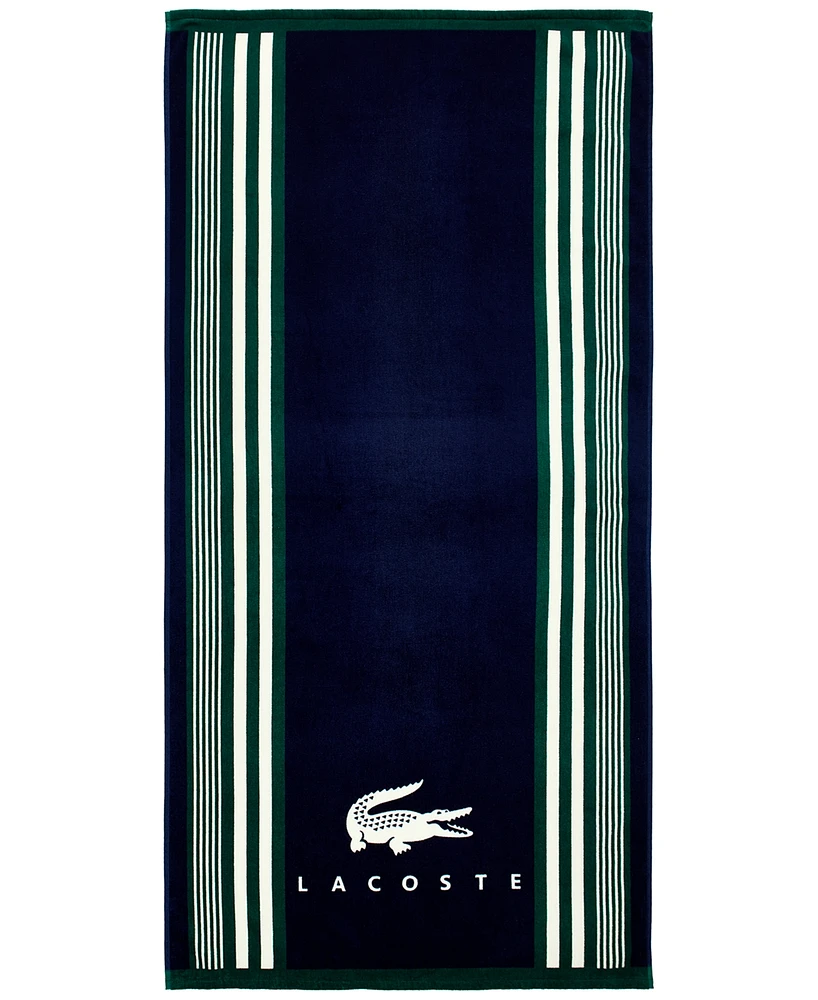 Lacoste Home Oki Cotton Beach Towel