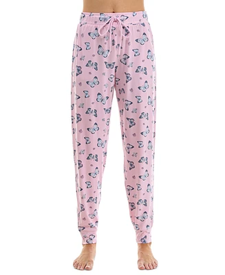 Roudelain Women's Printed Jogger Pajama Pants