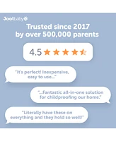 Jool Baby Toddler Multi-Use Safety Strap for Cabinets, Fridges, Drawers, Damage-Free Adhesives Safety - 12 Pack