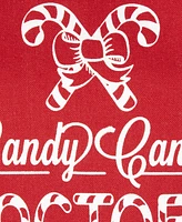 Design Imports Candy Cane Factory Ruffle Apron