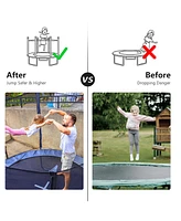 Gouun 8 Feet Trampoline Safety Replacement Protection Enclosure Net
