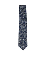 Trafalgar Men's Wharton Wavy Paisley Silk Novelty Necktie