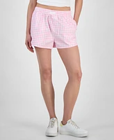 Love Tribe Juniors' Gingham Cotton Boxer Shorts