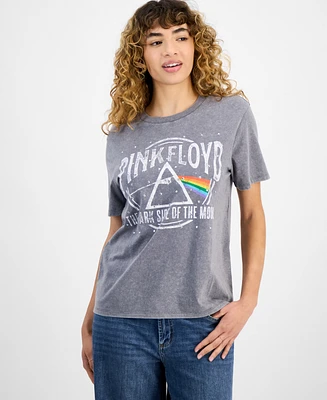 Love Tribe Juniors' Pink Floyd Graphic-Print Tee