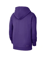 Nike Men's Purple Los Angeles Lakers Courtside Standard Issue Premium Performance Pullover Hoodie