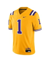 Nike Men's 1 Gold Lsu Tigers Alternate Game Jersey