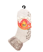 Heat Holders Feather Top Solid Lounge Socks