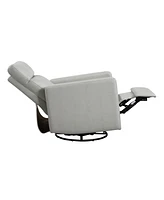 Homelegance 30" White Label Avenue Swivel Glider Reclining Chair