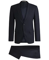 Boss by Hugo Men's Micro-Patterned Slim-Fit Suit