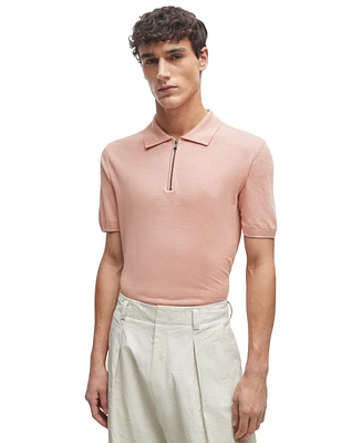 Boss by Hugo Men's Zip-Neck Knit Polo