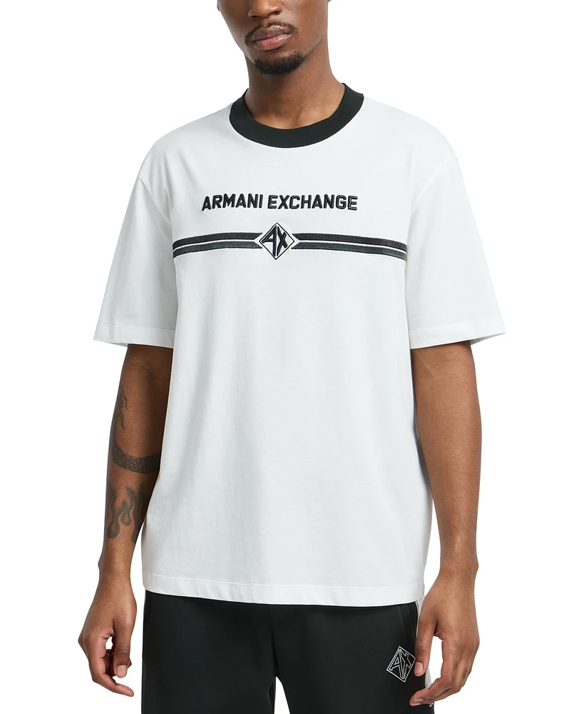 Armani Exchange Men's Text Logo T-Shirt