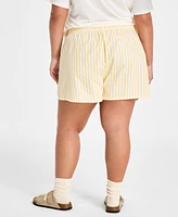 Love Tribe Trendy Plus Cotton Striped Boxer Shorts