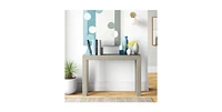 Slickblue Solid Wood Modern Accent Console Table for Living Room or Entryway