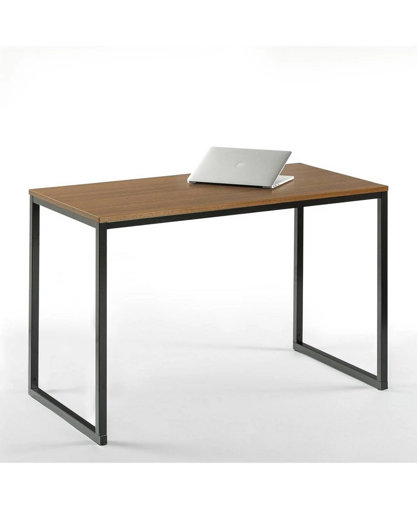 Slickblue Modern Home Office Desk with Metal Frame and Wood Table Top