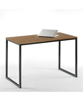 Slickblue Modern Home Office Desk with Metal Frame and Wood Table Top