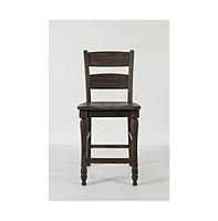 Jofran Ladderback Counter Stool (Set of 2)