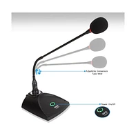 Pyle Table Top Conference Microphone, Adjustable Gooseneck Condenser, Cardioid Pickup Pattern