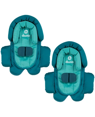 Diono Cuddle Soft 2-Pack 2-in-1 Baby Head Neck Body Support Pillow for Car Seats and Strollers, Pink Cotton Candy