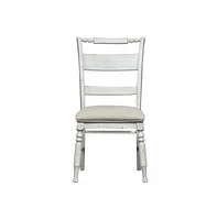 Liberty Furniture Slat Back Side Chair (Rta)-Set of 2 Traditional White