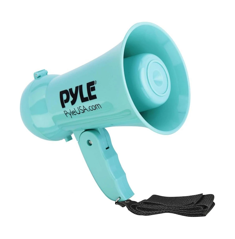 Pyle Megaphone with Built-in Microphone, 15 Watt Power, Portable, Outdoor Use