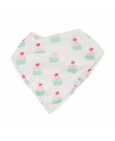 GooseWaddle Slice Slice Baby And Pizza 2 Pack Muslin & Terry Cloth Bib Set