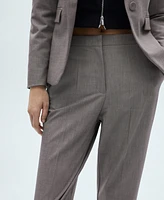 Mango Women's Straight Suit Pants