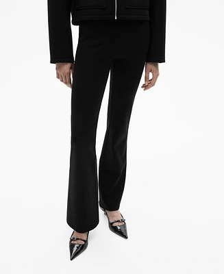 Mango Women's Flared Long Pants