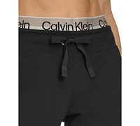 Calvin Klein Women's Fleece Logo Elastic High-Waist Joggers