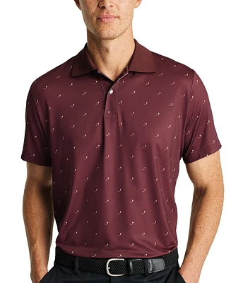 Bonobos Men's Short Sleeve Golf Print Performance Polo Shirt