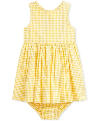 Polo Ralph Lauren Baby Girls Cotton Gingham Seersucker Dress