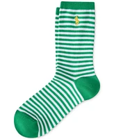 Polo Ralph Lauren Women's Spring Even Striped Crew Socks