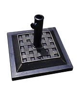 Slickblue Square Heavy Duty Outdoor Umbrella Stand Base