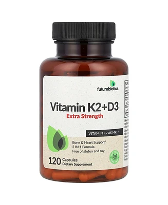 Futurebiotics Vitamin K2 + D3 Extra Strength